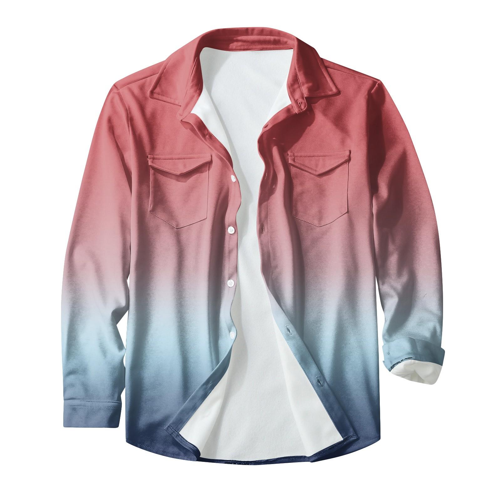 Мужская модная повседневная куртка-кардиган с пуговицами и лацканами с длинными рукавами и принтом XXXXXXL красный
Мужская модная повседневная куртка-кардиган с пуговицами и лацканами с длинными рукавами и принтом XXXXXXL красный