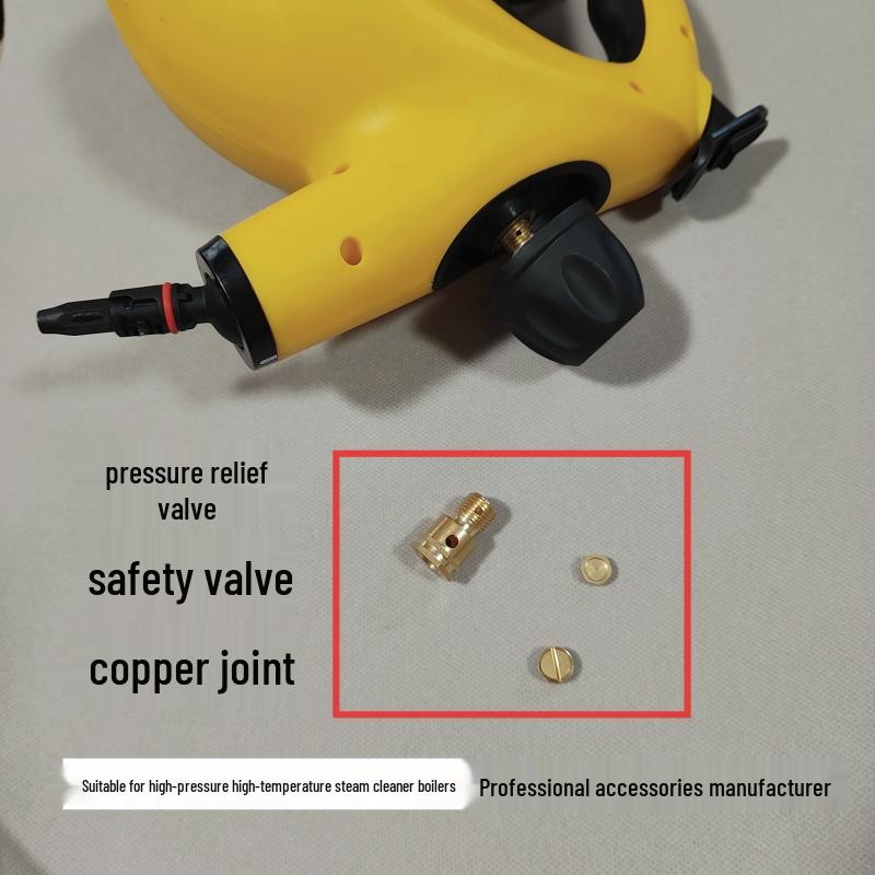 High-Pressure Steam Cleaner with Safety Valve and Copper Fittings for Decontamination and Deoiling S172 Pure Copper Plug
High-Pressure Steam Cleaner with Safety Valve and Copper Fittings for Decontamination and Deoiling S172 Pure Copper Plug