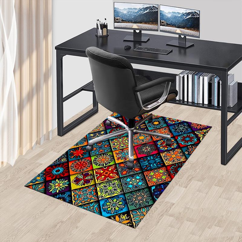 1pc Colorful Mandala Pattern Chair Mat - Festival Gift for Office, Home Decor, Living Room, Bedroom, Game Room - Non-Slip Carpet Suitable for All Seas 60cm by 90cm
1pc Colorful Mandala Pattern Chair Mat - Festival Gift for Office, Home Decor, Living Room, Bedroom, Game Room - Non-Slip Carpet Suitable for All Seas 60cm by 90cm