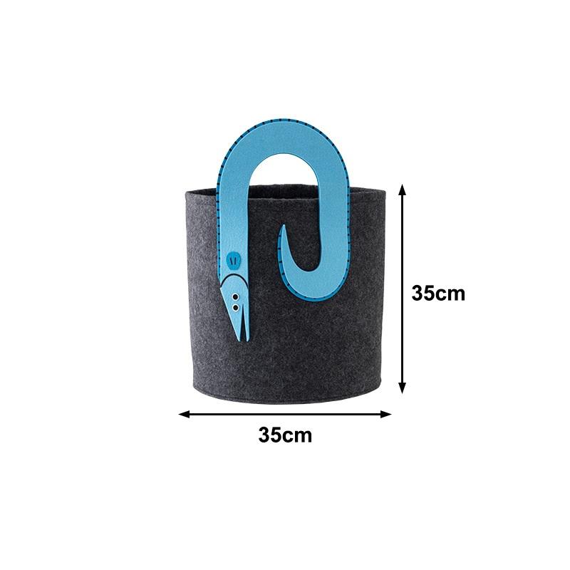 Felt Storage Basket with Large Capacity Home Laundry Bin Handles for Organizing Clothes Toys and Accessories
Felt Storage Basket with Large Capacity Home Laundry Bin Handles for Organizing Clothes Toys and Accessories