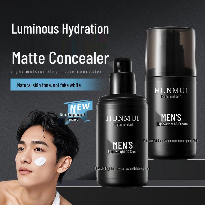 Hanlunmeiyu Men s Lightweight Radiant CC Cream: Non-Greasy, Moisturizing, Multi-Effect, Whitening Concealer.
Hanlunmeiyu Men s Lightweight Radiant CC Cream: Non-Greasy, Moisturizing, Multi-Effect, Whitening Concealer.