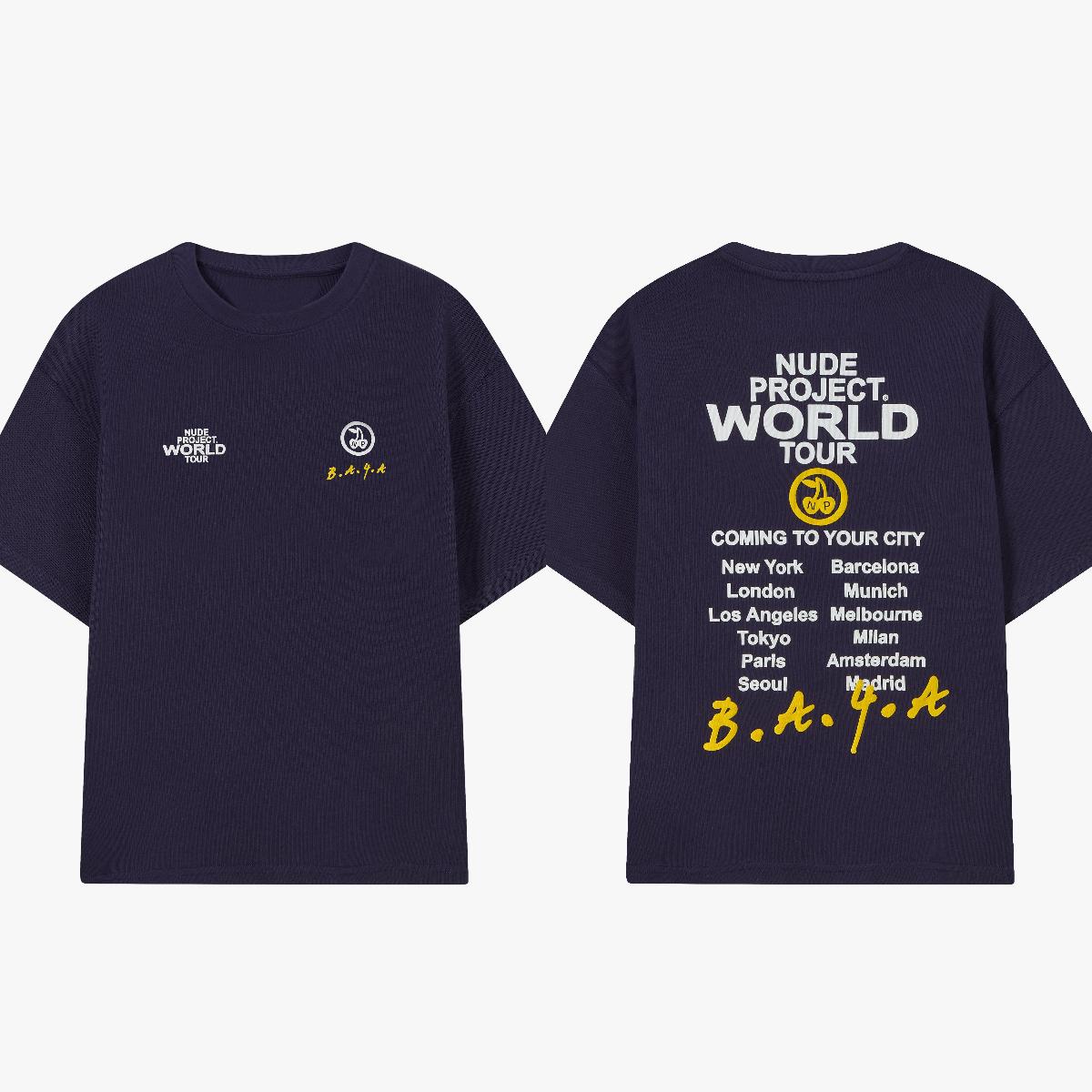 NUDE TOUR TEE Fan Print Casual Loose Crew Neck T-shirt Can Be Paired with A Sporty Fashion T-shirt for Both Men and Women L
NUDE TOUR TEE Fan Print Casual Loose Crew Neck T-shirt Can Be Paired with A Sporty Fashion T-shirt for Both Men and Women L