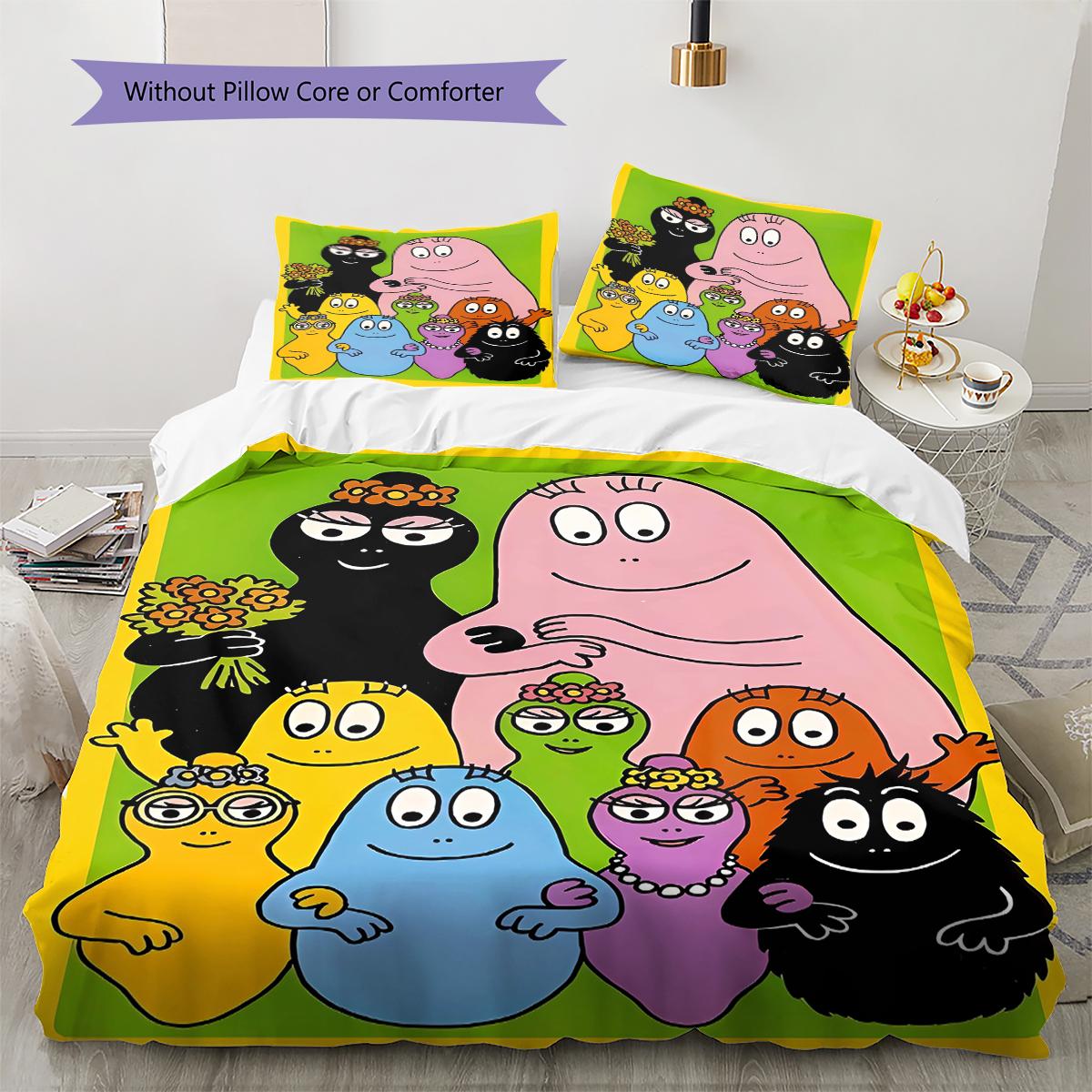 The Barbapapa family Pattern Bedding Quilt Set Quilt Cover Pillowcase Home Decoration Birthday Gift (1 * duvet cover + 2 * pillowcase, without core) 200x220cm
The Barbapapa family Pattern Bedding Quilt Set Quilt Cover Pillowcase Home Decoration Birthday Gift (1 * duvet cover + 2 * pillowcase, without core) 200x220cm