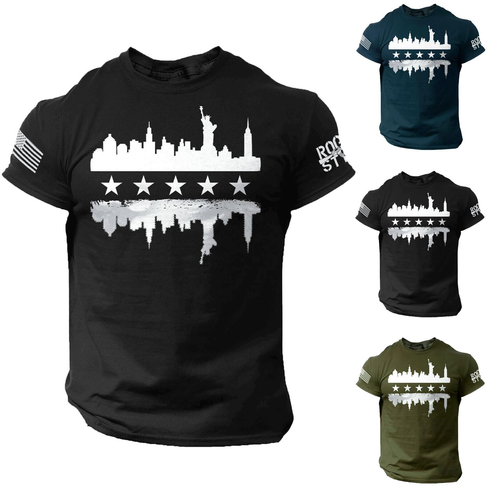 (Куниде) Мужская футболка с коротким рукавом и принтом, летняя круглая шея, трендовая повседневная толстовка
(Куниде) Мужская футболка с коротким рукавом и принтом, летняя круглая шея, трендовая повседневная толстовка