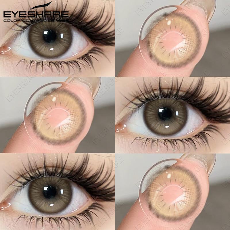 EYESHARE 1 Pair Colored Contact Lenses Brown Eye Contacts Gray Pupils Doll Eye Lenses Makeup Cosmetics Year Use
EYESHARE 1 Pair Colored Contact Lenses Brown Eye Contacts Gray Pupils Doll Eye Lenses Makeup Cosmetics Year Use