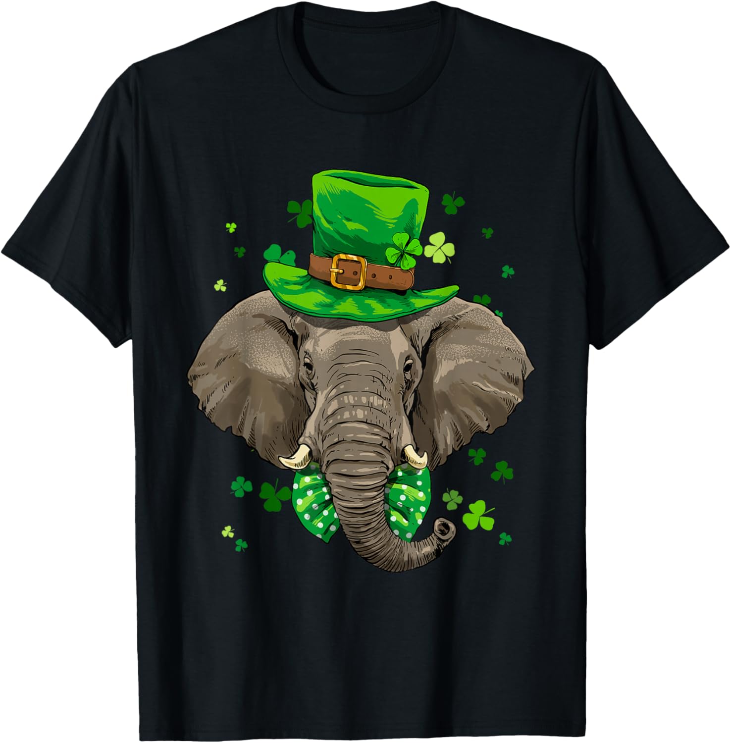 Elephant Leprechaun St Patrick Day Graphic Tee Soft Cotton Crew Neck T-Shirt for Kids 4XL
Elephant Leprechaun St Patrick Day Graphic Tee Soft Cotton Crew Neck T-Shirt for Kids 4XL