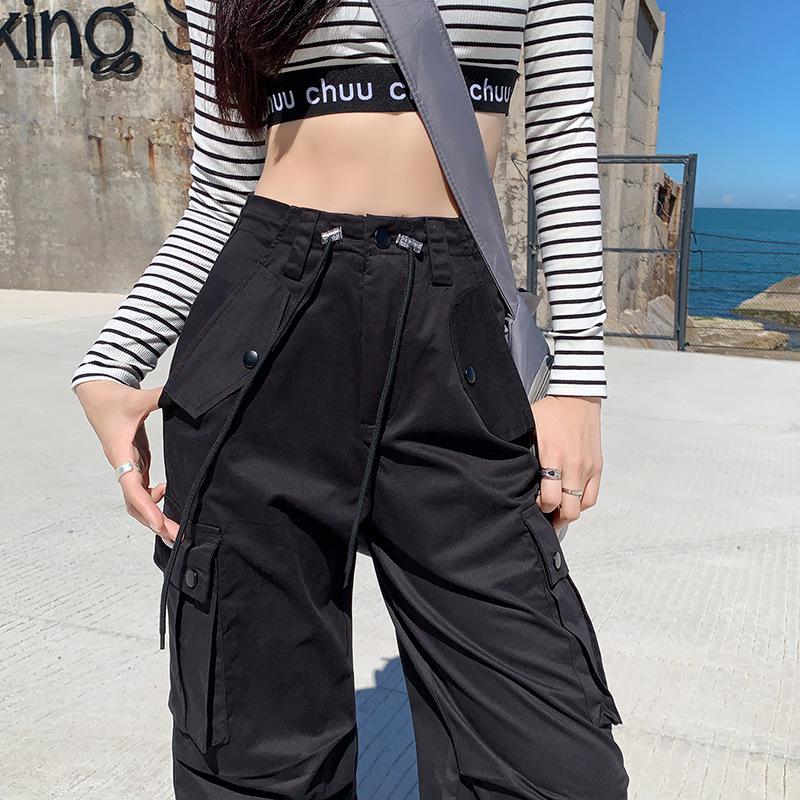 Женские брюки карго прямого кроя с высокой посадкой Li She 2023 - Осенние ретро широкие повседневные брюки, стройнящие XL
Женские брюки карго прямого кроя с высокой посадкой Li She 2023 - Осенние ретро широкие повседневные брюки, стройнящие XL