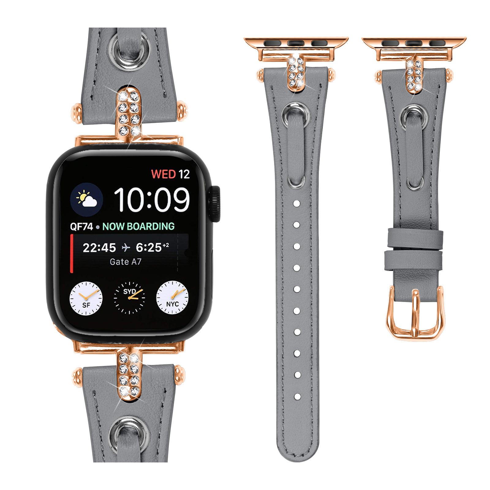 Watch Band for Apple Watch Series 10 42mm/9 8 7 41mm/SE (2023) SE (2022) SE 6 5 4 40mm/3 2 1 38mm Watch Band Rose Gold Buckle Watch Strap Brown
Watch Band for Apple Watch Series 10 42mm/9 8 7 41mm/SE (2023) SE (2022) SE 6 5 4 40mm/3 2 1 38mm Watch Band Rose Gold Buckle Watch Strap Brown