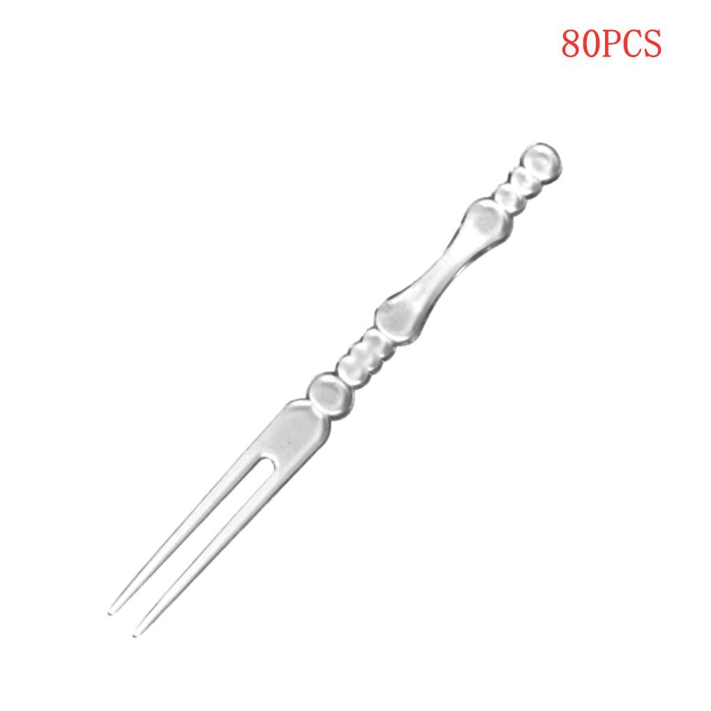 New Portable 80PCS/160PCS Cake Fork Plastic Fruits 2 Tooth Food Picks for Dessert Snack Salad Cocktail Appetizer
New Portable 80PCS/160PCS Cake Fork Plastic Fruits 2 Tooth Food Picks for Dessert Snack Salad Cocktail Appetizer