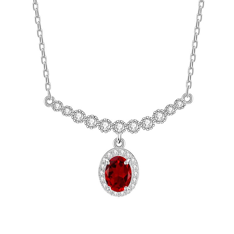 New Arrival S925 Sterling Silver Necklace Natural Crystal Pendant Niche High-end Non-fading Clavicle Chain 925 silver
New Arrival S925 Sterling Silver Necklace Natural Crystal Pendant Niche High-end Non-fading Clavicle Chain 925 silver