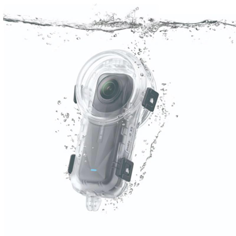 Invisible Diving Case for Insta360 360 Degree Camera Underwater Eliminates Blind Waterproof Depth Underwater Easy Installation X5, Case, Zones, 60M,
Invisible Diving Case for Insta360 360 Degree Camera Underwater Eliminates Blind Waterproof Depth Underwater Easy Installation X5, Case, Zones, 60M,