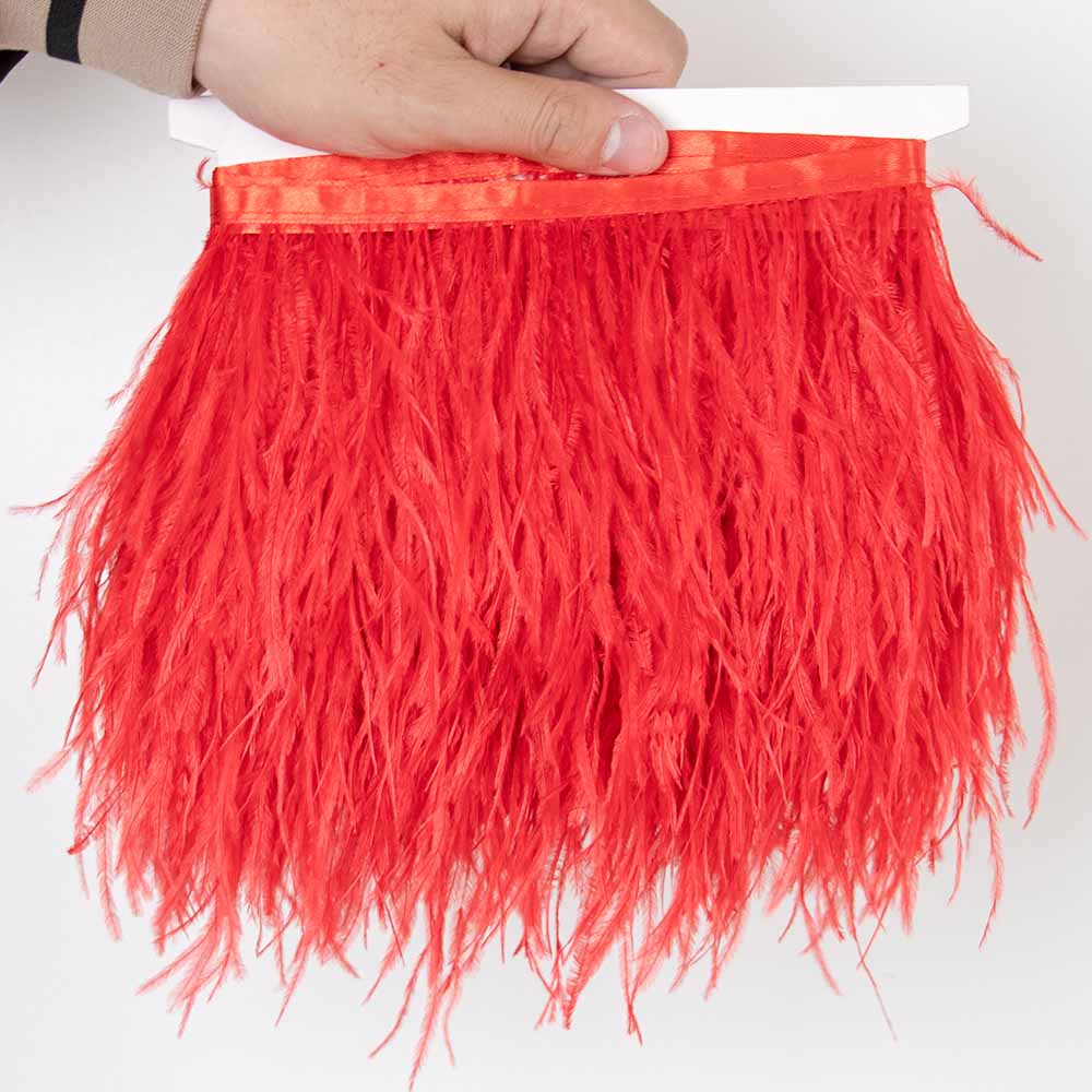 1Meter Natural Fluffy Ostrich Feathers Trim 8-10Cm Red Ostrich Plumes Craft Ribbon For Wedding Dress Sewing Clothing Decoration 1 Meters
1Meter Natural Fluffy Ostrich Feathers Trim 8-10Cm Red Ostrich Plumes Craft Ribbon For Wedding Dress Sewing Clothing Decoration 1 Meters