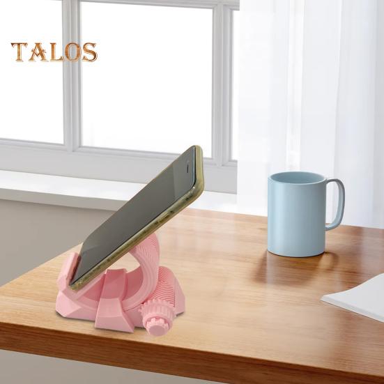 Herringbone Gear Phone Stand 3D Printed Angle Adjustable Phone Holder Portable Desktop Cellphone Stand for All Smartphones 1pc рожевий
Herringbone Gear Phone Stand 3D Printed Angle Adjustable Phone Holder Portable Desktop Cellphone Stand for All Smartphones 1pc рожевий