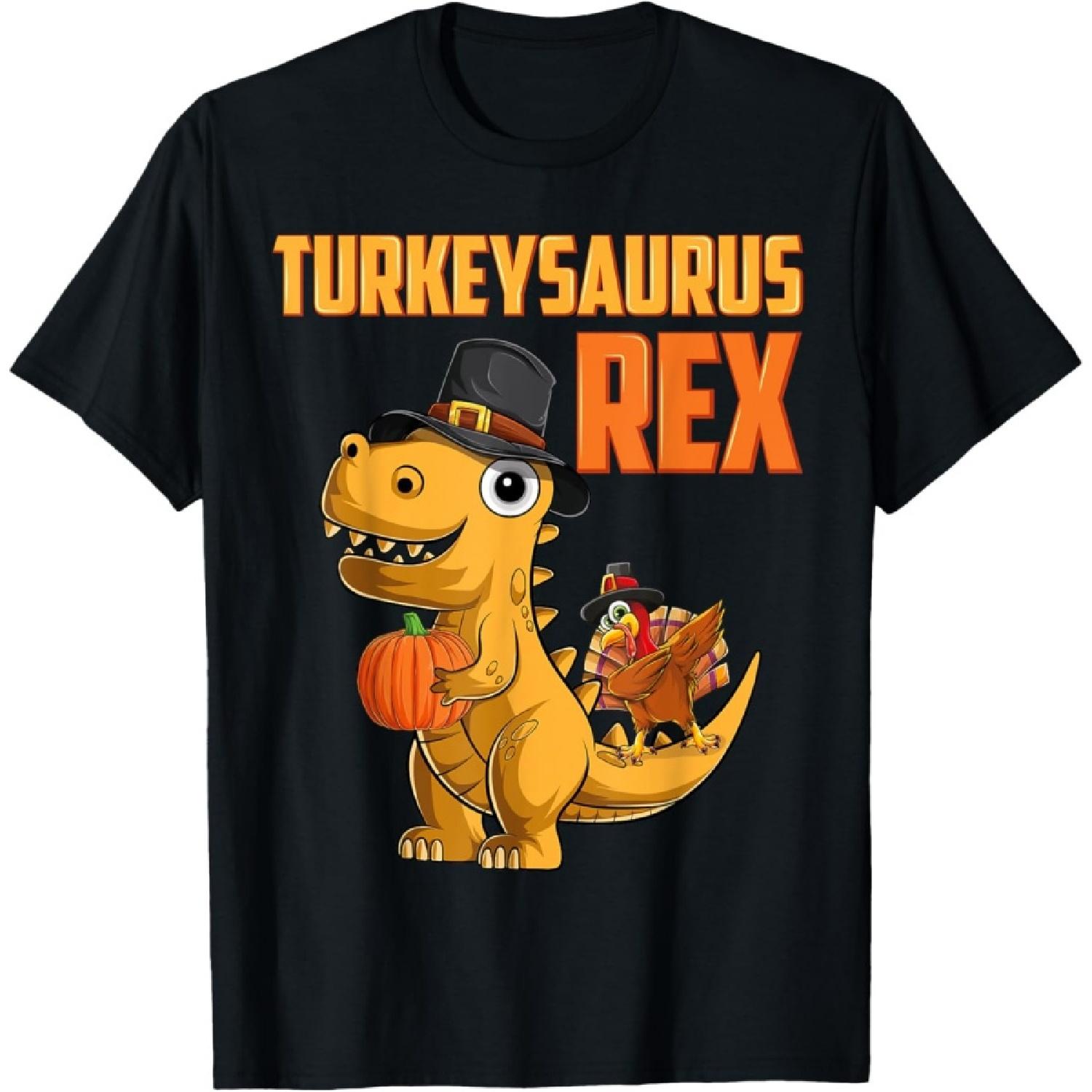 Kids Turkeysaurus Rex Turkey Dino Toddler Boys Thanksgiving T-Shirt XXXXXL чорний
Kids Turkeysaurus Rex Turkey Dino Toddler Boys Thanksgiving T-Shirt XXXXXL чорний