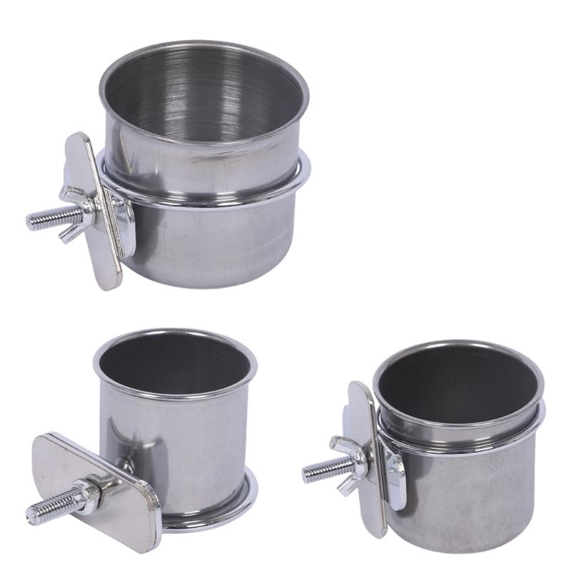Set of 3 Bird Feeding Cups for Cage Use, Suitable for Various Small Birds for Bird Cages Stable Easy Mounting 1
Set of 3 Bird Feeding Cups for Cage Use, Suitable for Various Small Birds for Bird Cages Stable Easy Mounting 1