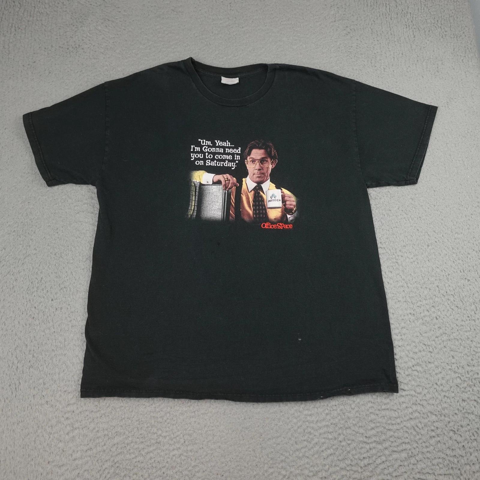 Vintage Office Space Shirt Mens XL Black Hanes Graphic Movie Bill Lumbergh 4XL
Vintage Office Space Shirt Mens XL Black Hanes Graphic Movie Bill Lumbergh 4XL