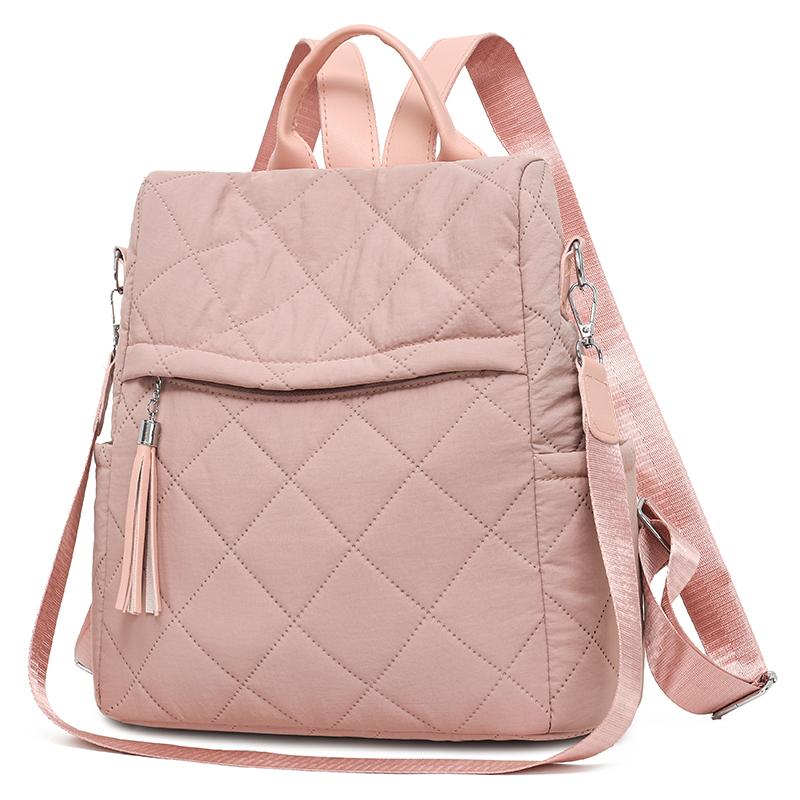 Рюкзак большой вместимости Женская наплечная сумка розовый
Рюкзак большой вместимости Женская наплечная сумка розовый