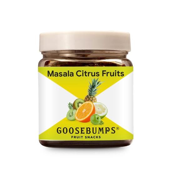 GOOSEBUMSPS Masala Citrus Fruits | Dehydrated Citrus Fruits Mix - Orange, Kiwi, Amla (Gooseberry), Pineapple & Pomelo | 250 GMS 250GM
GOOSEBUMSPS Masala Citrus Fruits | Dehydrated Citrus Fruits Mix - Orange, Kiwi, Amla (Gooseberry), Pineapple & Pomelo | 250 GMS 250GM