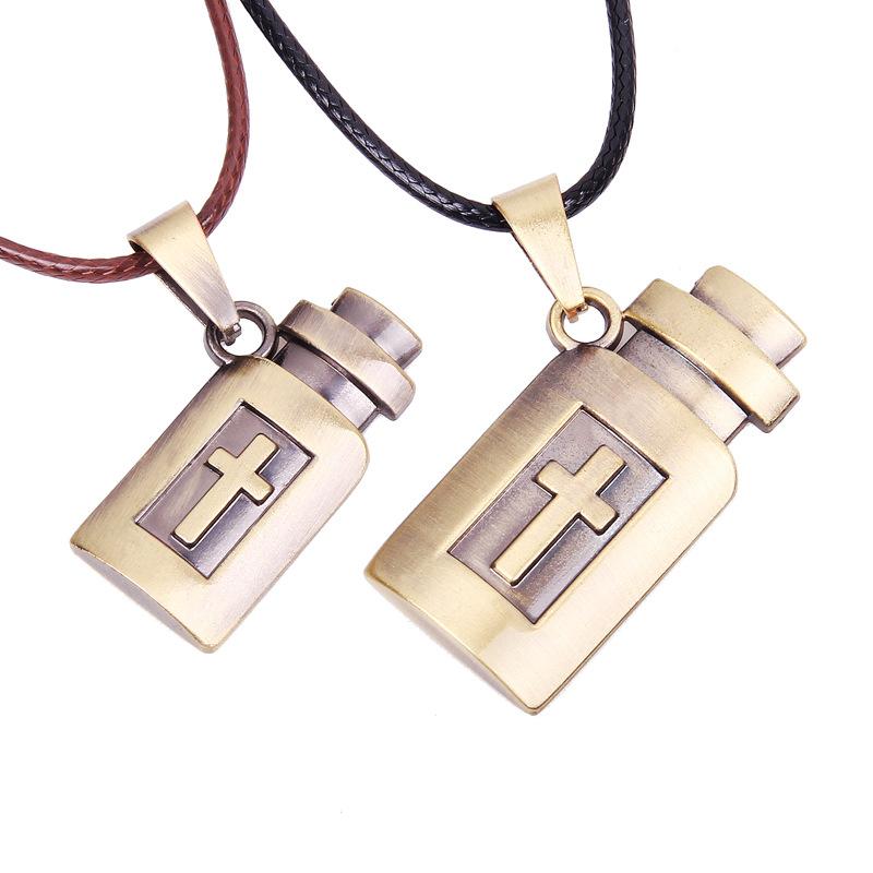 JMXD-Personalized Couple Jewelry, Vintage Lucky Bottle Small Accessories Cross Necklace 2pcs бронзовий
JMXD-Personalized Couple Jewelry, Vintage Lucky Bottle Small Accessories Cross Necklace 2pcs бронзовий