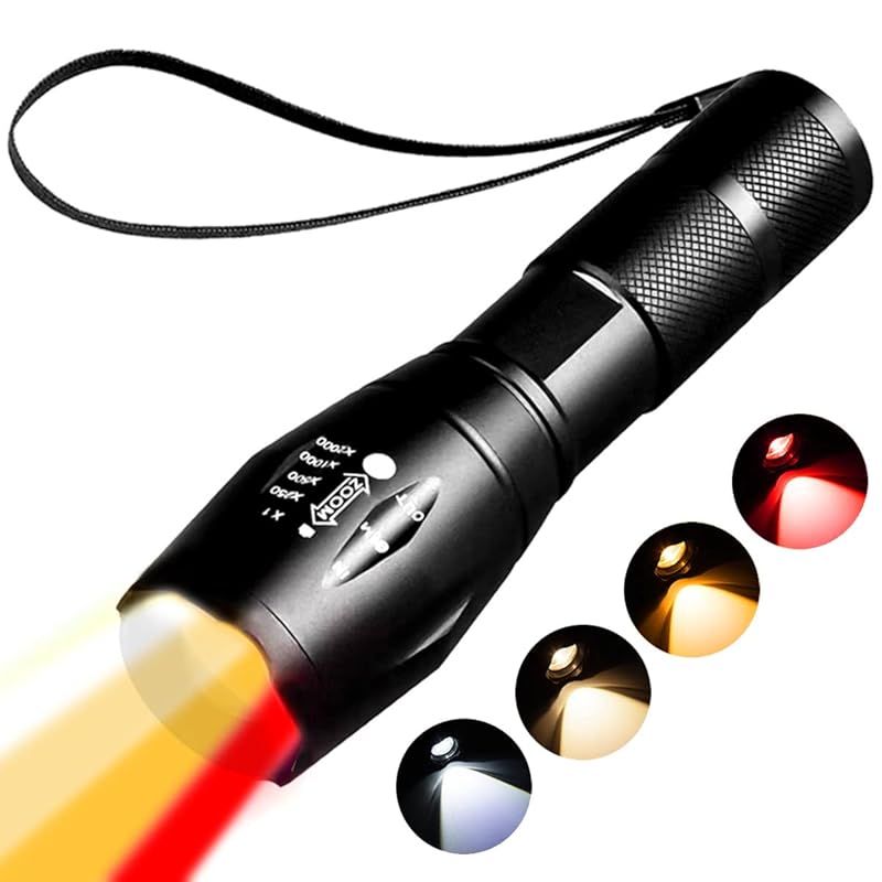 YZYOE Red led light flashlight is rechargeable, 1800mAh K is a lamp that warms the light to protect your eyes and supplements the light by shooting.
YZYOE Red led light flashlight is rechargeable, 1800mAh K is a lamp that warms the light to protect your eyes and supplements the light by shooting.