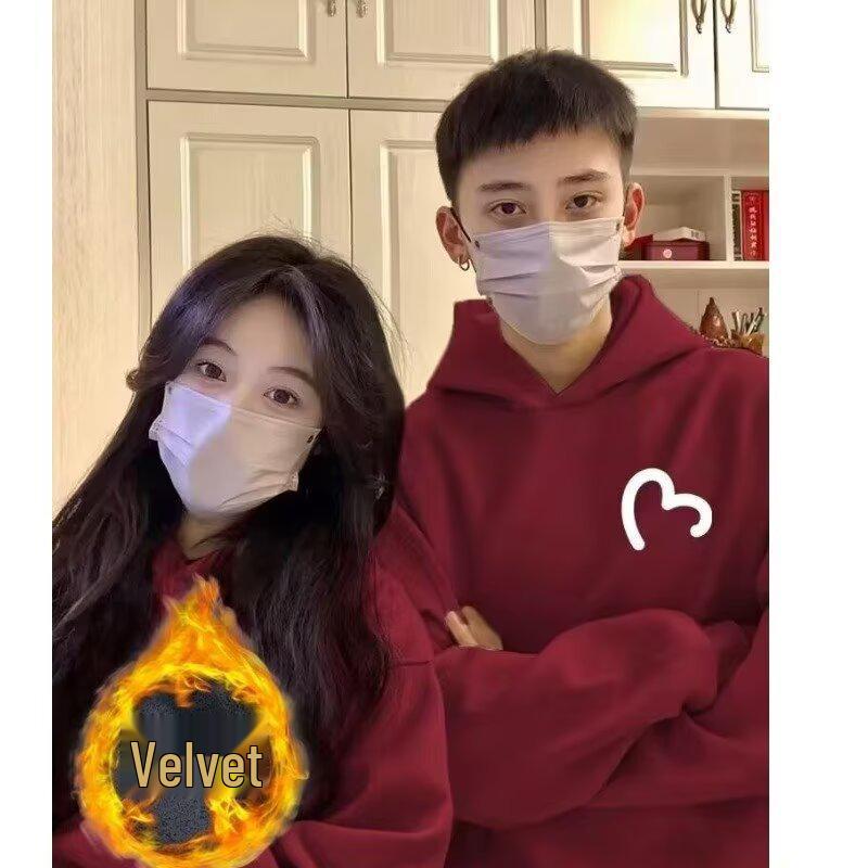 Men s Burgundy Plush Hooded Sweatshirt - Trendy Hong Kong Style, Autumn Winter Casual Loose Fit Hoodie Jacket XL
Men s Burgundy Plush Hooded Sweatshirt - Trendy Hong Kong Style, Autumn Winter Casual Loose Fit Hoodie Jacket XL