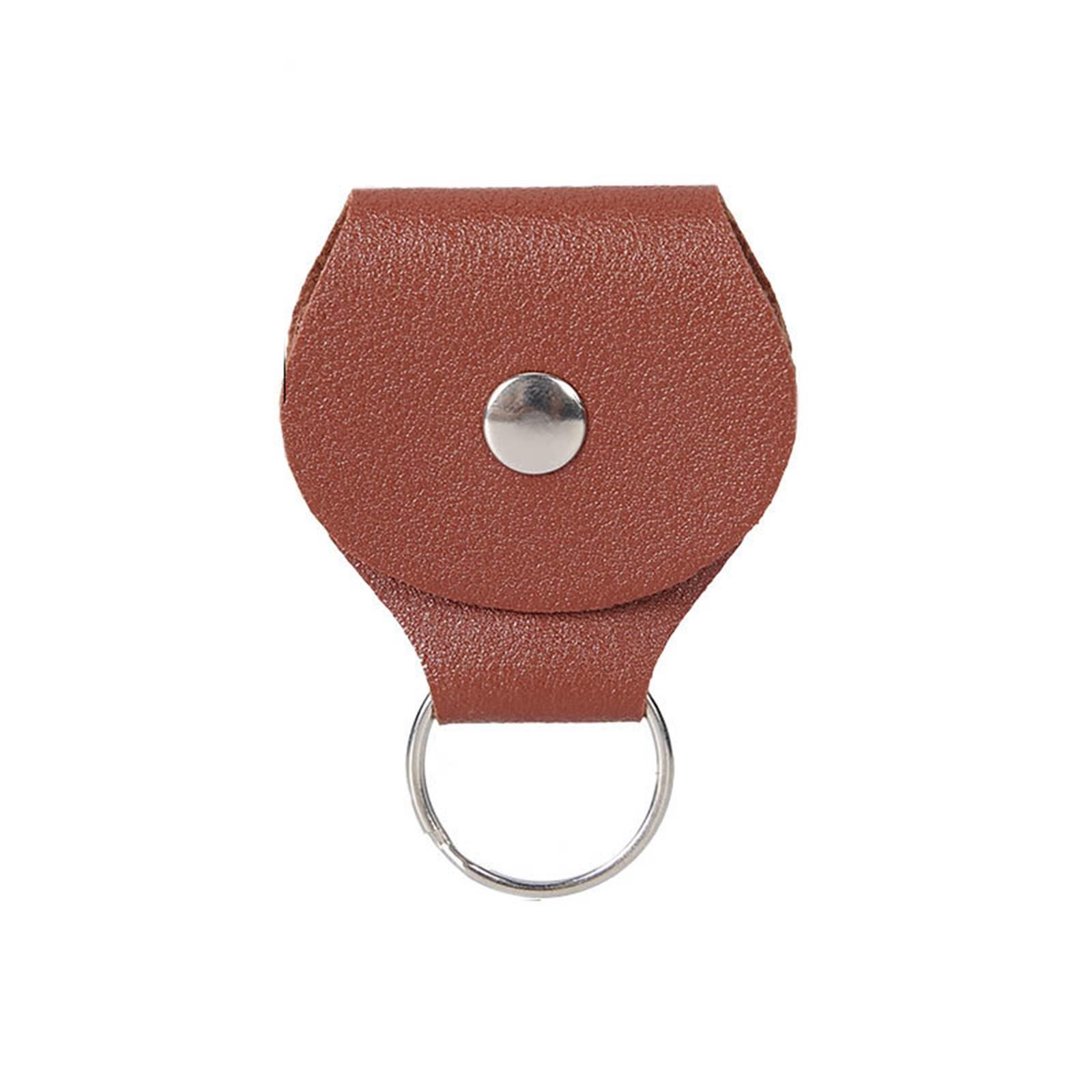 PU Leather Guitar Pick Holder Keychain Clip Durable Portable Pick Storage Case with Metal Key Ring for Easy Access and Secure Carry One Size коричневий
PU Leather Guitar Pick Holder Keychain Clip Durable Portable Pick Storage Case with Metal Key Ring for Easy Access and Secure Carry One Size коричневий
