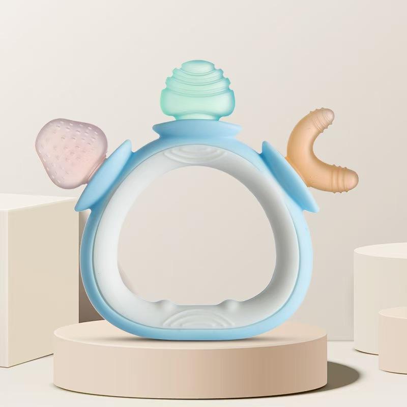 1Pc Silicone Teether Food Grade Baby Toys Teething Ring Sensory Toys For Toddlers Silicone Animal Soothing Toys Accessories синій
1Pc Silicone Teether Food Grade Baby Toys Teething Ring Sensory Toys For Toddlers Silicone Animal Soothing Toys Accessories синій