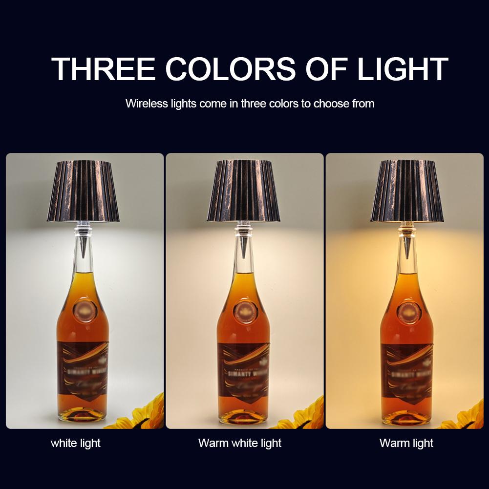 Wireless Bottle Lamp Portable Bottle Light Head with Remote Control Wine Bottle Lamp Head 3 Light Colors for Living Room Bedroom White
Wireless Bottle Lamp Portable Bottle Light Head with Remote Control Wine Bottle Lamp Head 3 Light Colors for Living Room Bedroom White