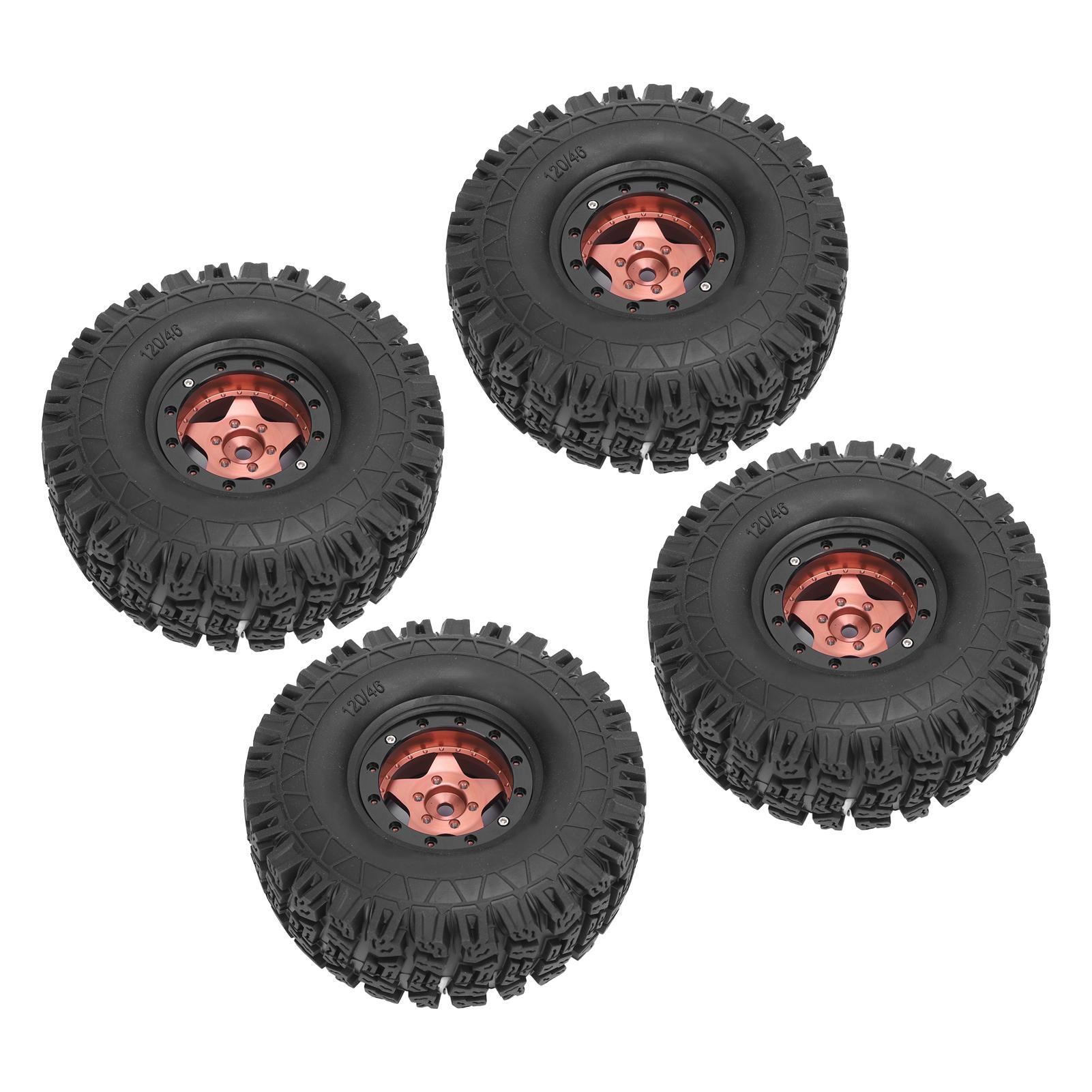 4pcs RC Crawler Wheel Rims Aluminum Alloy 5 Star Rims Set 120x46mm RC Tires Wheels Set Silver
4pcs RC Crawler Wheel Rims Aluminum Alloy 5 Star Rims Set 120x46mm RC Tires Wheels Set Silver