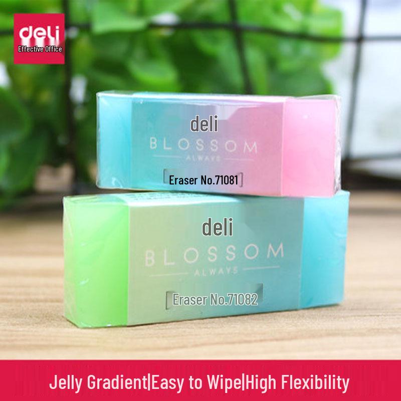 Deli Jelly Semi-Transparent Eraser - Cute Art & Sketch Stationery for Students Single Piece
Deli Jelly Semi-Transparent Eraser - Cute Art & Sketch Stationery for Students Single Piece