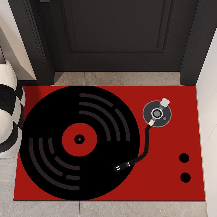 Retro vinyl record floor mat, diatom mud absorbent mat, toilet, bathroom non-slip foot mat, door mat, dirt-resistant 40X60cm 15.7X23.6in
Retro vinyl record floor mat, diatom mud absorbent mat, toilet, bathroom non-slip foot mat, door mat, dirt-resistant 40X60cm 15.7X23.6in