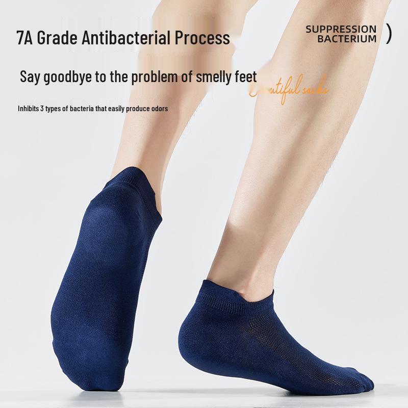 Men s Cool Bamboo Fiber Boat Socks - Thin, Sweat-Absorbent, Antibacterial, Odor-Resistant, Breathable, Non-Slip, Low-Cut
Men s Cool Bamboo Fiber Boat Socks - Thin, Sweat-Absorbent, Antibacterial, Odor-Resistant, Breathable, Non-Slip, Low-Cut