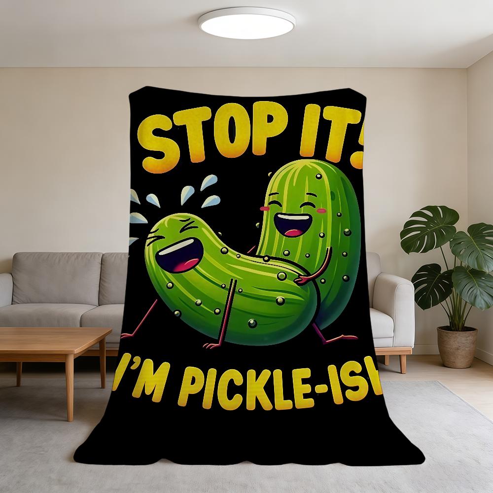 Funny P-pickles Blanket Super Warm Comfortable Plush Throw Blanket Child Home Sofa Bedroom Gift 75x90cm
Funny P-pickles Blanket Super Warm Comfortable Plush Throw Blanket Child Home Sofa Bedroom Gift 75x90cm