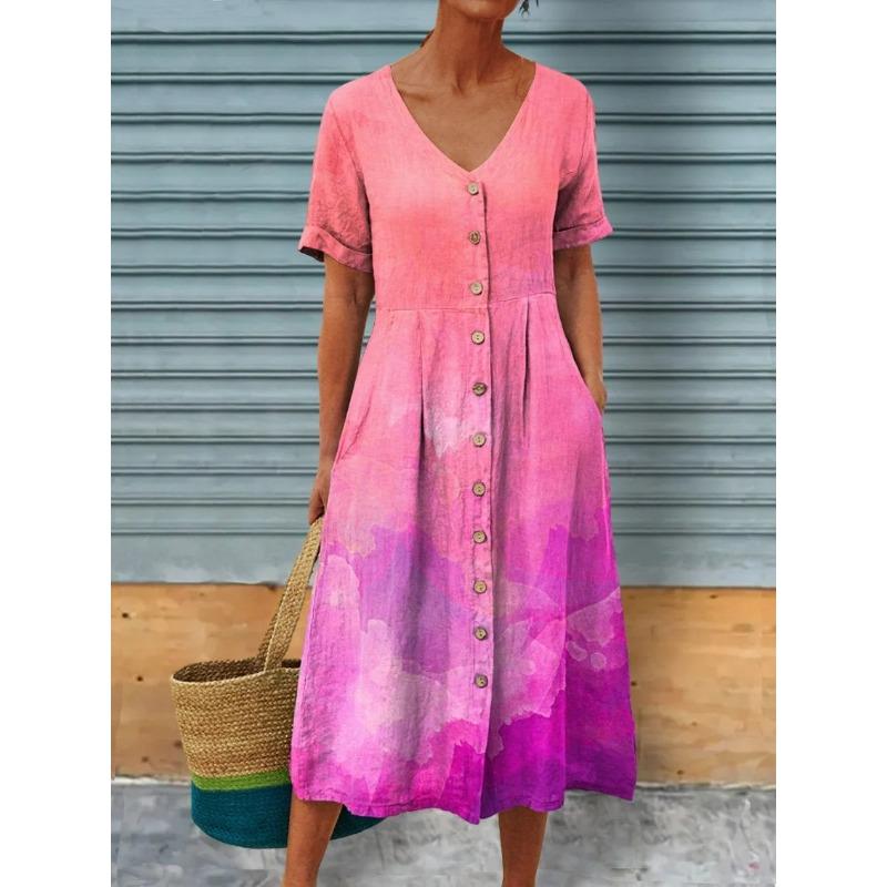 JKASHDK Жіноча мода, літо, весна, повсякденні сукні з короткими рукавами, V-подібним вирізом і вільним лінією талії. XXXL
JKASHDK Жіноча мода, літо, весна, повсякденні сукні з короткими рукавами, V-подібним вирізом і вільним лінією талії. XXXL