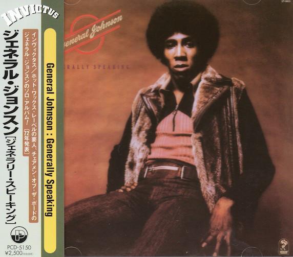 CD GENERAL JOHNSON Generally Speaking PCD5150 PVine Records 1997 Japan ObiSoulFunk Used
CD GENERAL JOHNSON Generally Speaking PCD5150 PVine Records 1997 Japan ObiSoulFunk Used