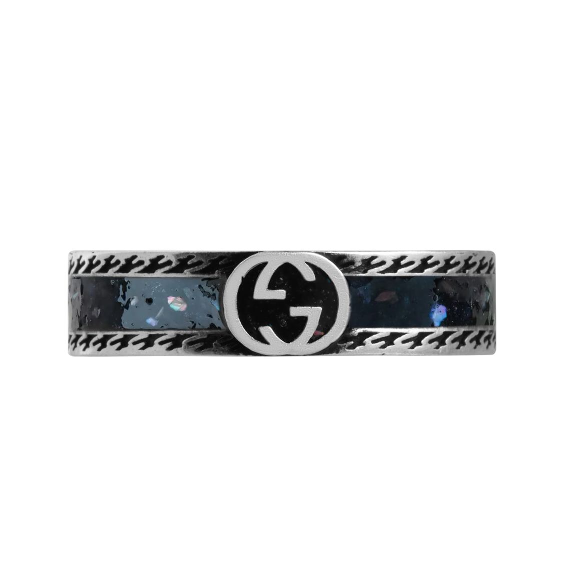 Gucci Double G Series Interlocking Double G Vintage Style Matte 925 Silver Enamel Ring Women rings Black 645573-J8410-1064 Dust Bag+Box (Random Color),11
Gucci Double G Series Interlocking Double G Vintage Style Matte 925 Silver Enamel Ring Women rings Black 645573-J8410-1064 Dust Bag+Box (Random Color),11
