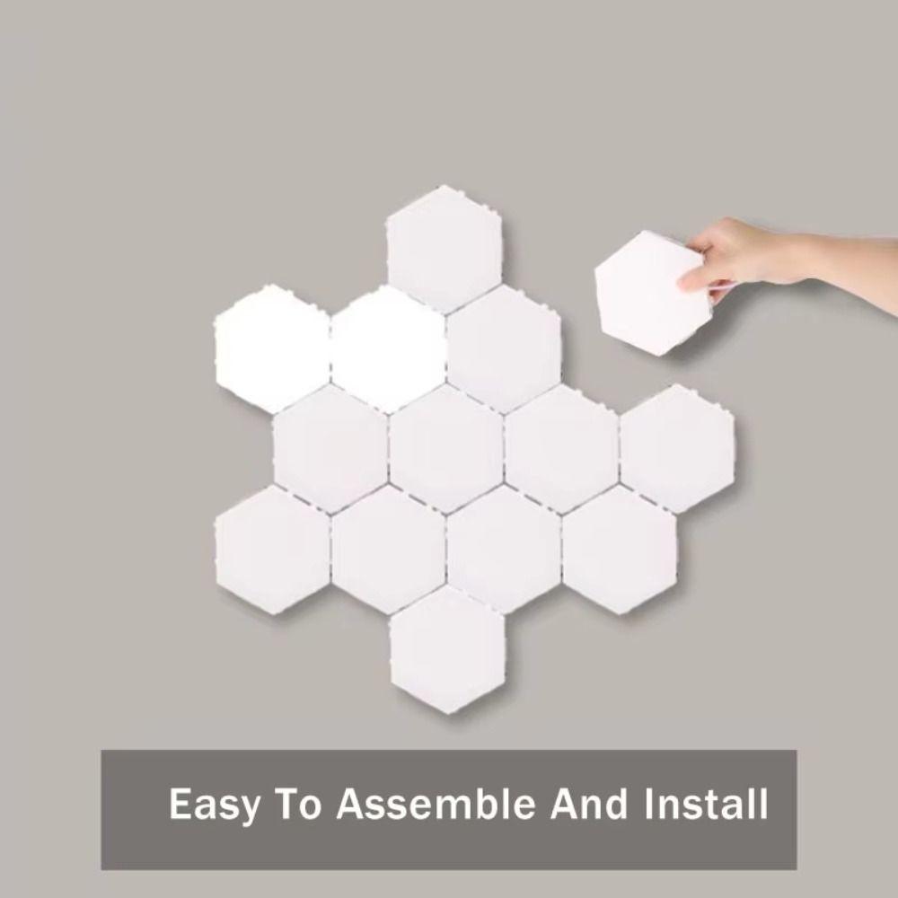 Магнитный сенсорный настенный светильник Honeycomb Night Lights Creative Honeycomb Lights Modular Assembly 6pcs-white light
Магнитный сенсорный настенный светильник Honeycomb Night Lights Creative Honeycomb Lights Modular Assembly 6pcs-white light