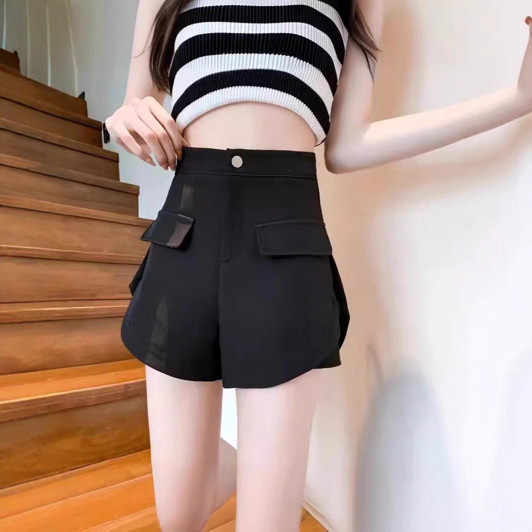 2024 Summer Women s High Waist Slimming A-Line Wide Leg Black Casual Shorts Quadruple Extra Large чёрный
2024 Summer Women s High Waist Slimming A-Line Wide Leg Black Casual Shorts Quadruple Extra Large чёрный