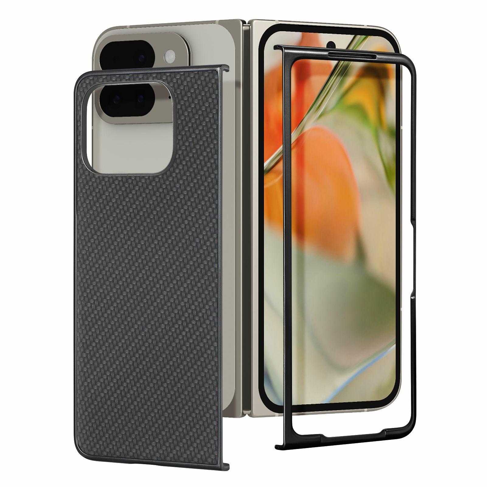 For Google Pixel 9 Pro Fold 5G Case Carbon Fiber Texture PU Leather Coated PC Folding Phone Cover Green
For Google Pixel 9 Pro Fold 5G Case Carbon Fiber Texture PU Leather Coated PC Folding Phone Cover Green