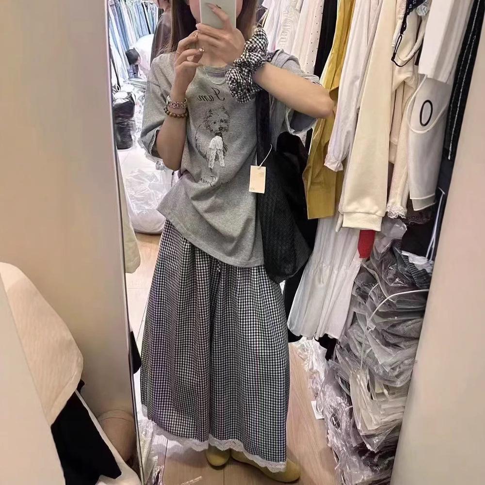 Korean Hair Tie Print T-shirt & Skirt Pants Three-piece Spring Casual Set for Women 2025 Large
Korean Hair Tie Print T-shirt & Skirt Pants Three-piece Spring Casual Set for Women 2025 Large