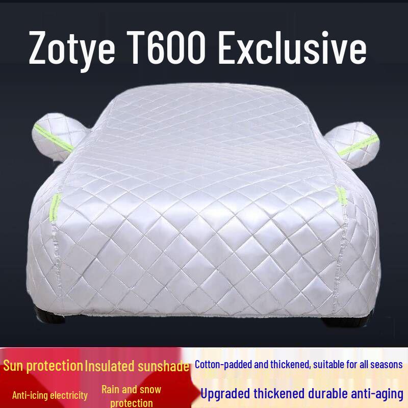 Zotye T600 Heavy-Duty Car Cover: Hail, Sun, Rain, Frost & Snow Protection Zotye T600
Zotye T600 Heavy-Duty Car Cover: Hail, Sun, Rain, Frost & Snow Protection Zotye T600