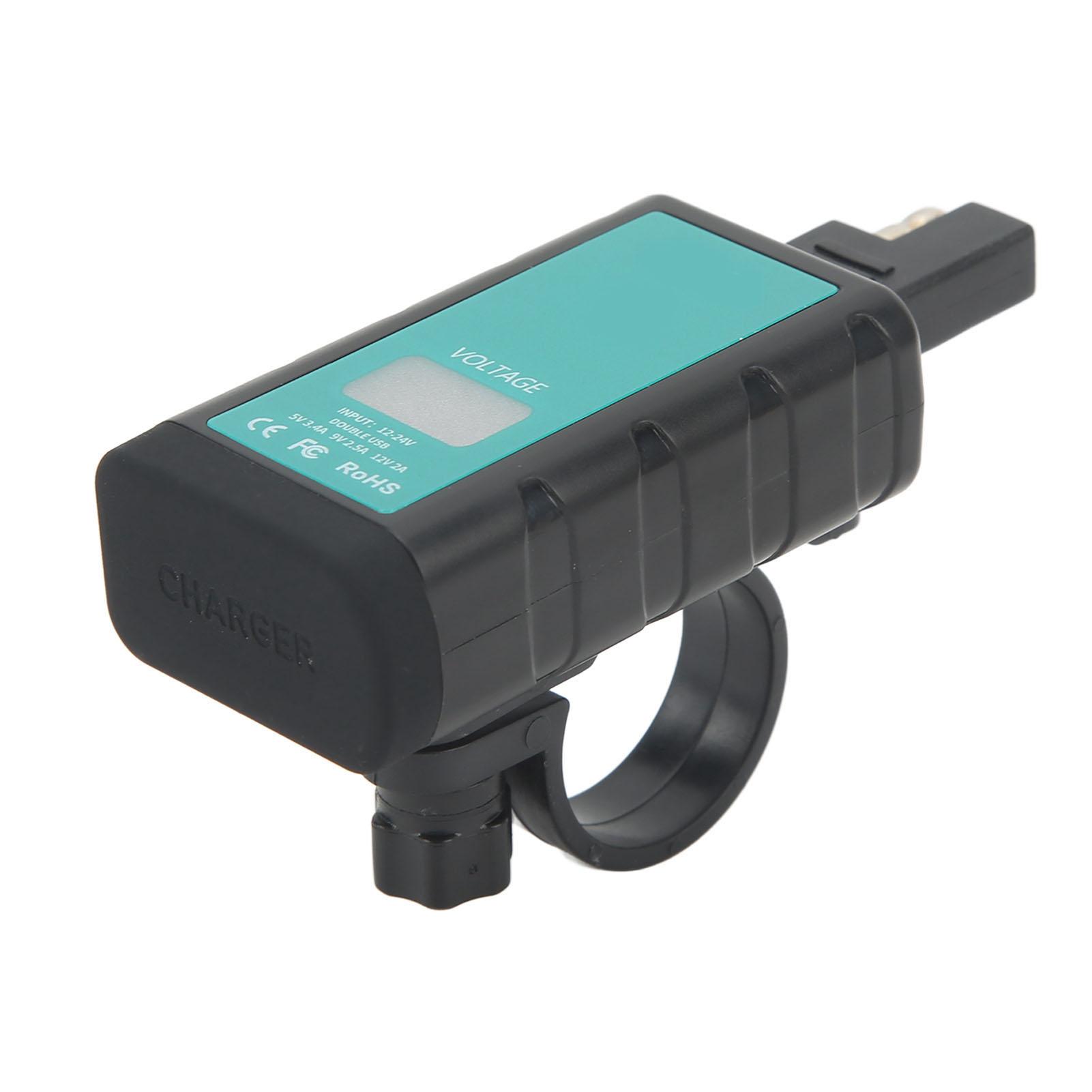 Motorcycle Charger Adapter SAE Plug to USB Dual QC3.0 Port IP66 Waterproof Motorbike Fast Charging Adapter
Motorcycle Charger Adapter SAE Plug to USB Dual QC3.0 Port IP66 Waterproof Motorbike Fast Charging Adapter