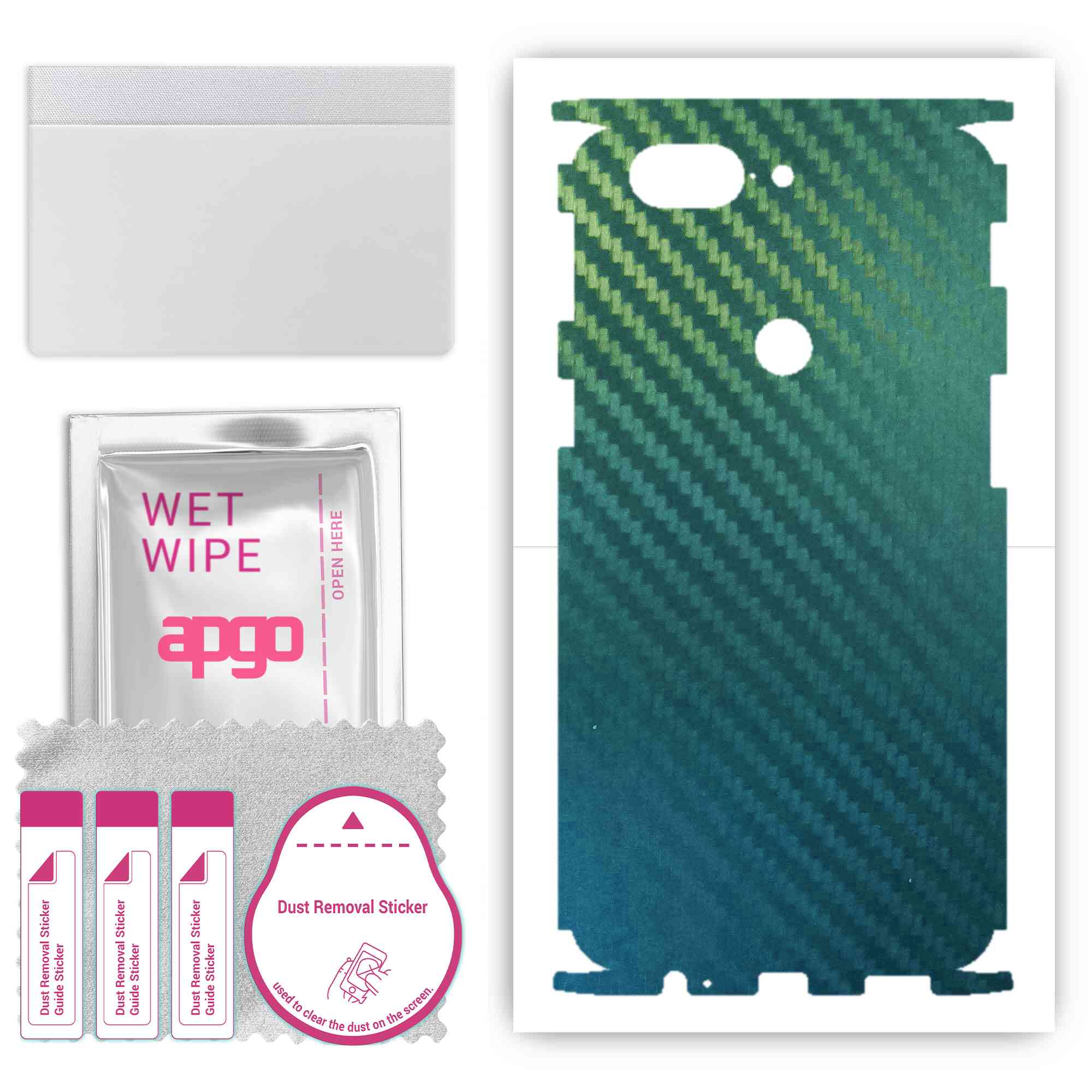 apgo Protective Skin Sticker for the back+sides compatible with OnePlus 5T, Full Wrap Film, Foil, Vinyl - Pattern Carbon Chameleon CAKA1
apgo Protective Skin Sticker for the back+sides compatible with OnePlus 5T, Full Wrap Film, Foil, Vinyl - Pattern Carbon Chameleon CAKA1