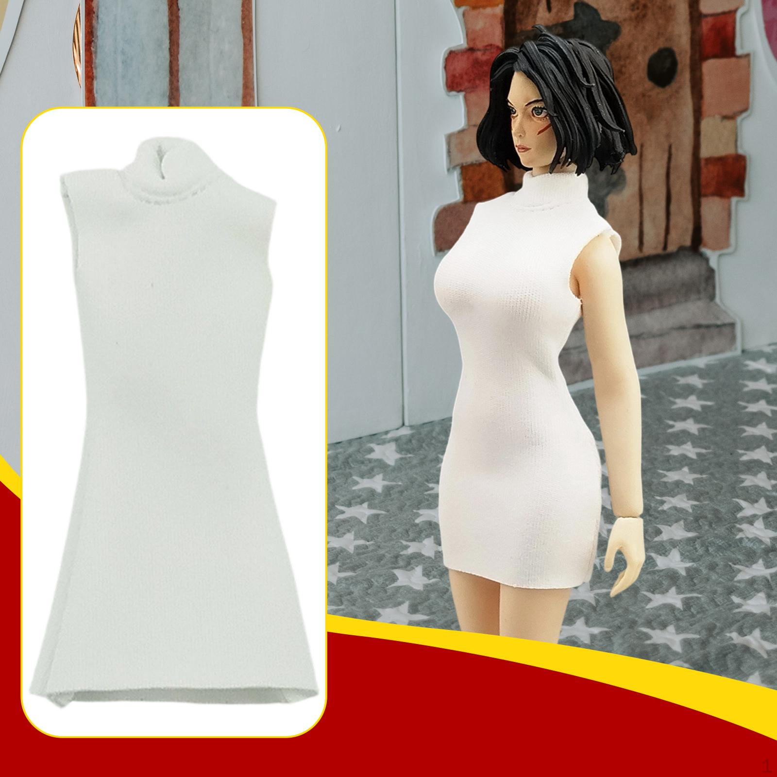 1/12 Scale Female Clothes Figure Clothing Accessories Cosplay Sturdy Lightweight for Collectors белый
1/12 Scale Female Clothes Figure Clothing Accessories Cosplay Sturdy Lightweight for Collectors белый