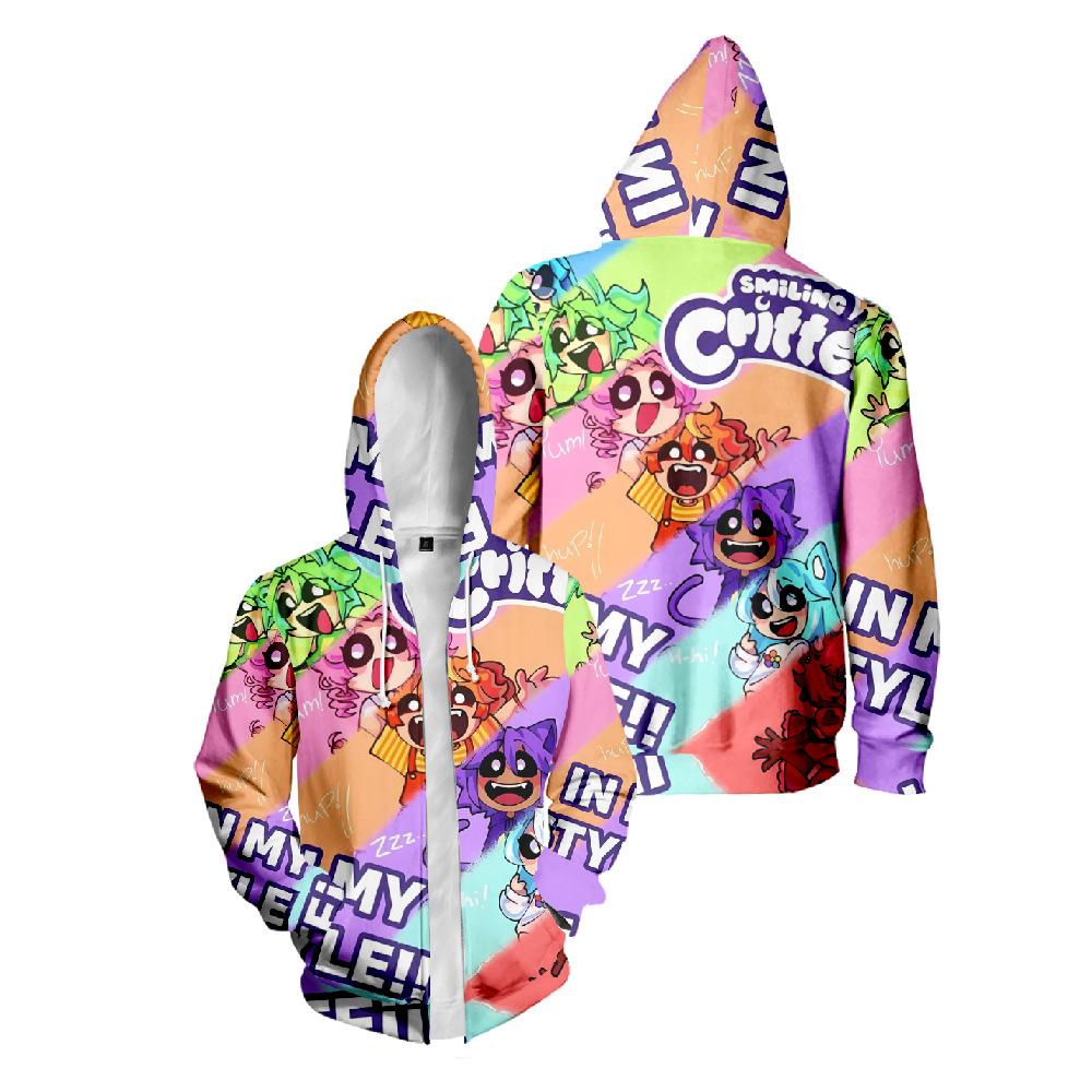 Smiling Critters Print Hooded Zipper Men Women Casual Fashion Vintage Long Sleeve Tops Zip-Up Sweatshirts XXS
Smiling Critters Print Hooded Zipper Men Women Casual Fashion Vintage Long Sleeve Tops Zip-Up Sweatshirts XXS