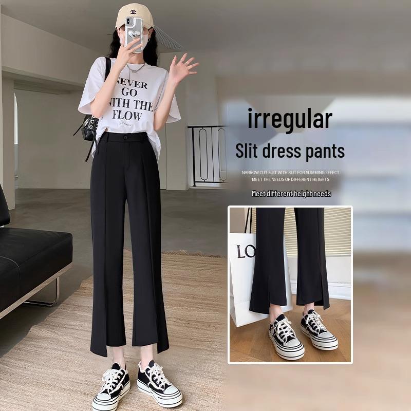 Women s Black Petite Slimming Ice Silk Flare Pants - Summer Drape Style XL for 120-129 jin
Women s Black Petite Slimming Ice Silk Flare Pants - Summer Drape Style XL for 120-129 jin