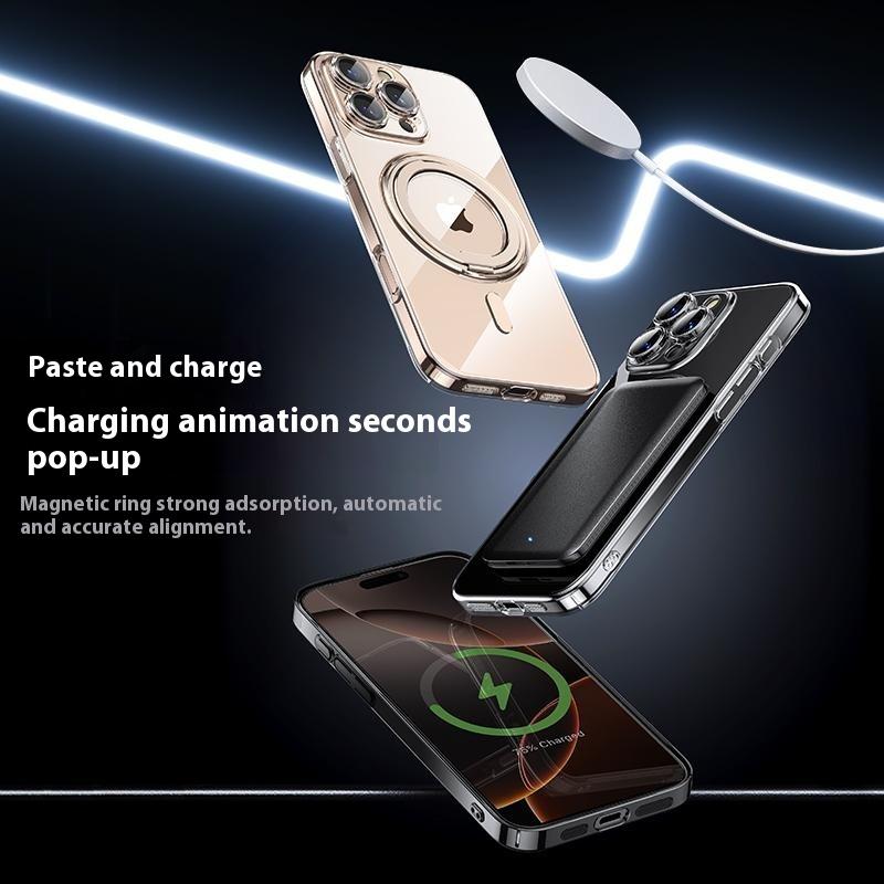 For iPhone 16 Pro Max Case Compatible with MagSafe Kickstand PC+TPU Phone Cover with Lens Film Silver
For iPhone 16 Pro Max Case Compatible with MagSafe Kickstand PC+TPU Phone Cover with Lens Film Silver
