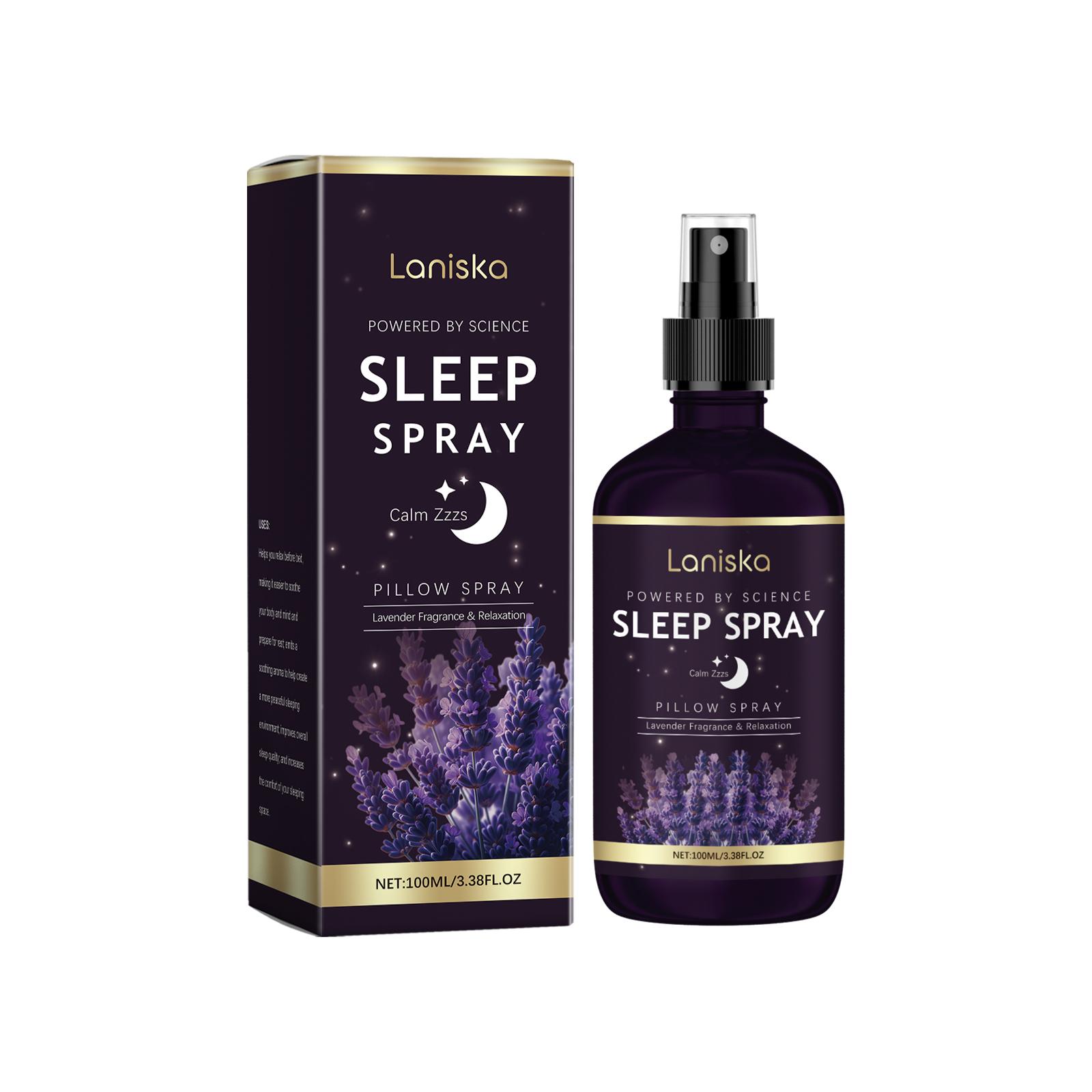 Lavender Deep Sleep Pillow Spray 100ml Relieve Stress Anxiety Help Sleep Fresh Spray
Lavender Deep Sleep Pillow Spray 100ml Relieve Stress Anxiety Help Sleep Fresh Spray