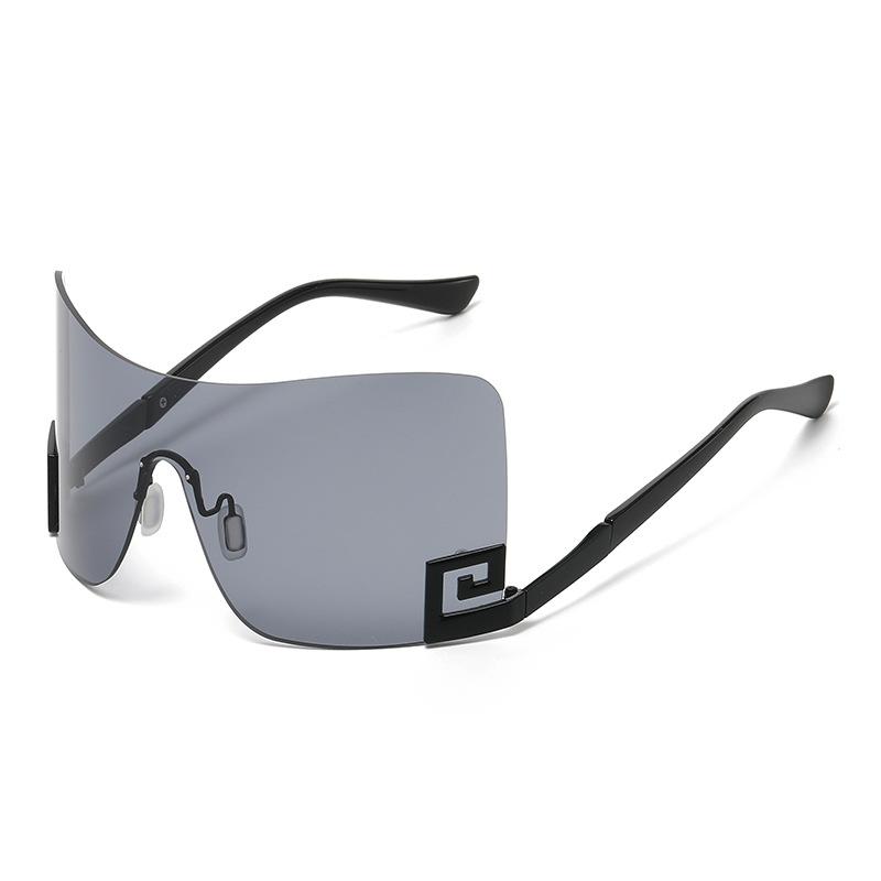New Fashion Brand Designer Luxury Oversized Rimless Sunglasses Women Men Vintage Punk Sun Glasses Trend Eyewear As the photo
New Fashion Brand Designer Luxury Oversized Rimless Sunglasses Women Men Vintage Punk Sun Glasses Trend Eyewear As the photo