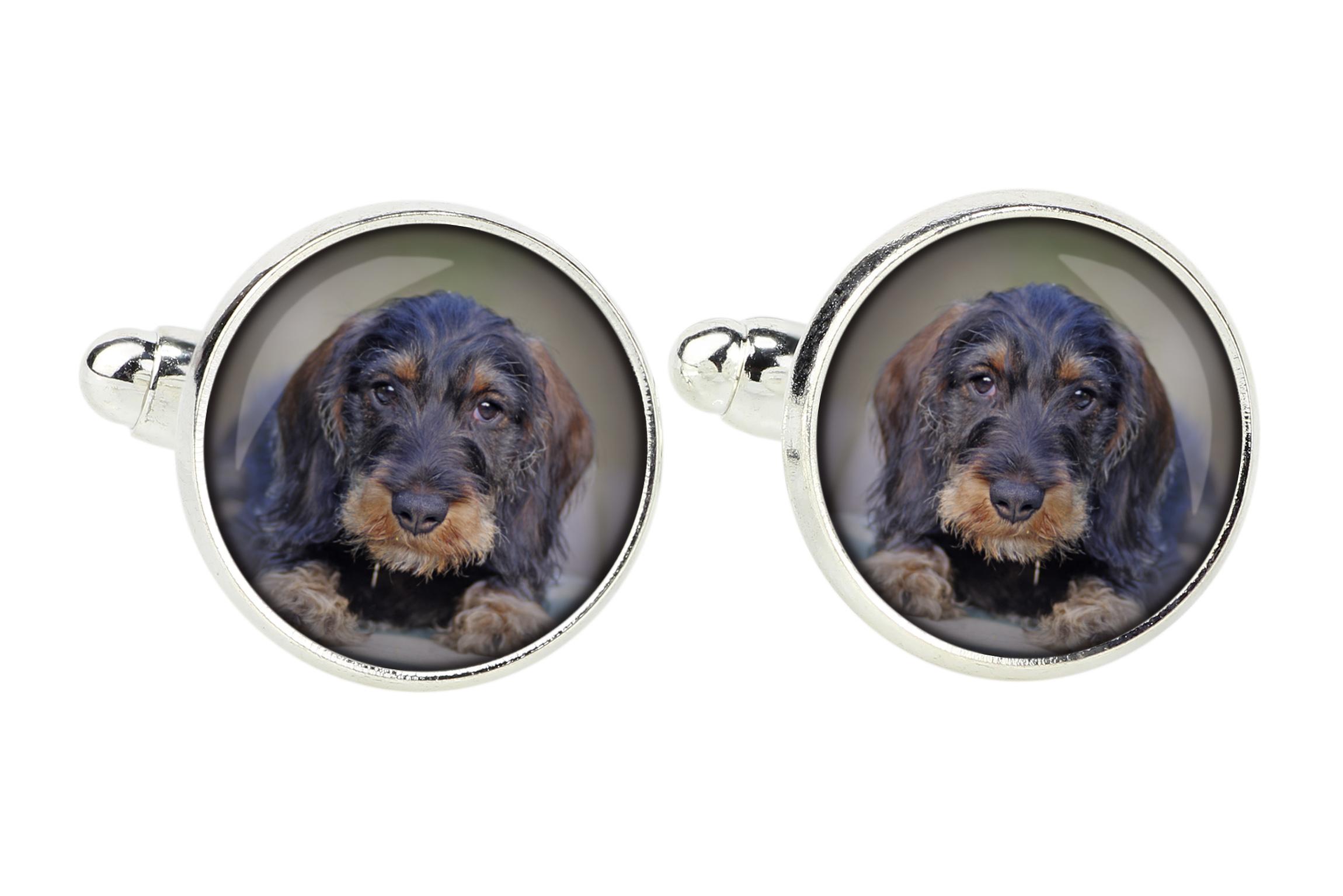 Dachshund Wire-haired, Wiener dog, Badger dog - cufflinks, a shirt accessory, a shirt pendant from the Art-Dog brand срібний
Dachshund Wire-haired, Wiener dog, Badger dog - cufflinks, a shirt accessory, a shirt pendant from the Art-Dog brand срібний